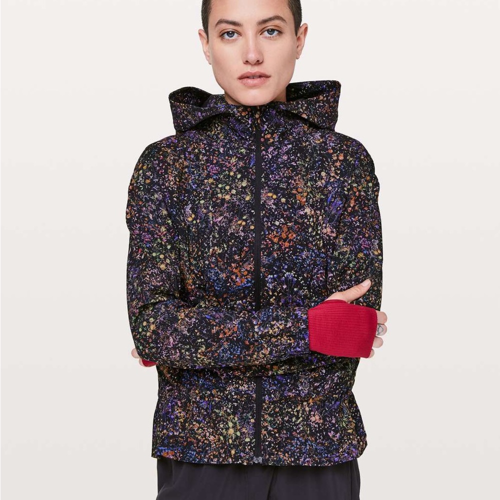 LULULEMON Pack It Up Jacket - Flowerescent Multi - W4AXZS - Sz 4